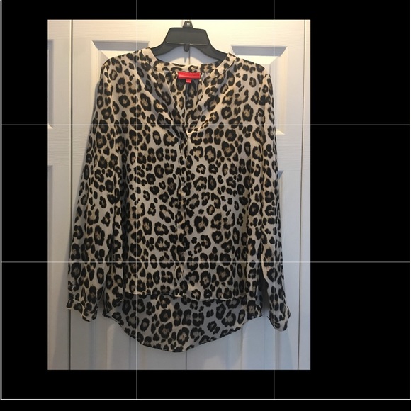 Jennifer Lopez Tops - Jennifer Lopez Cheetah Print Shirt